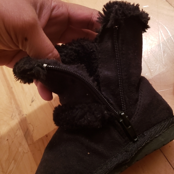 Baby winter boots Black - Picture 2 of 4